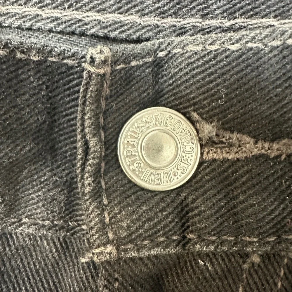 Vintage Levi's 505 Jeans Mens 38x30 Black Excellent‎ Regular Fit Straight Leg